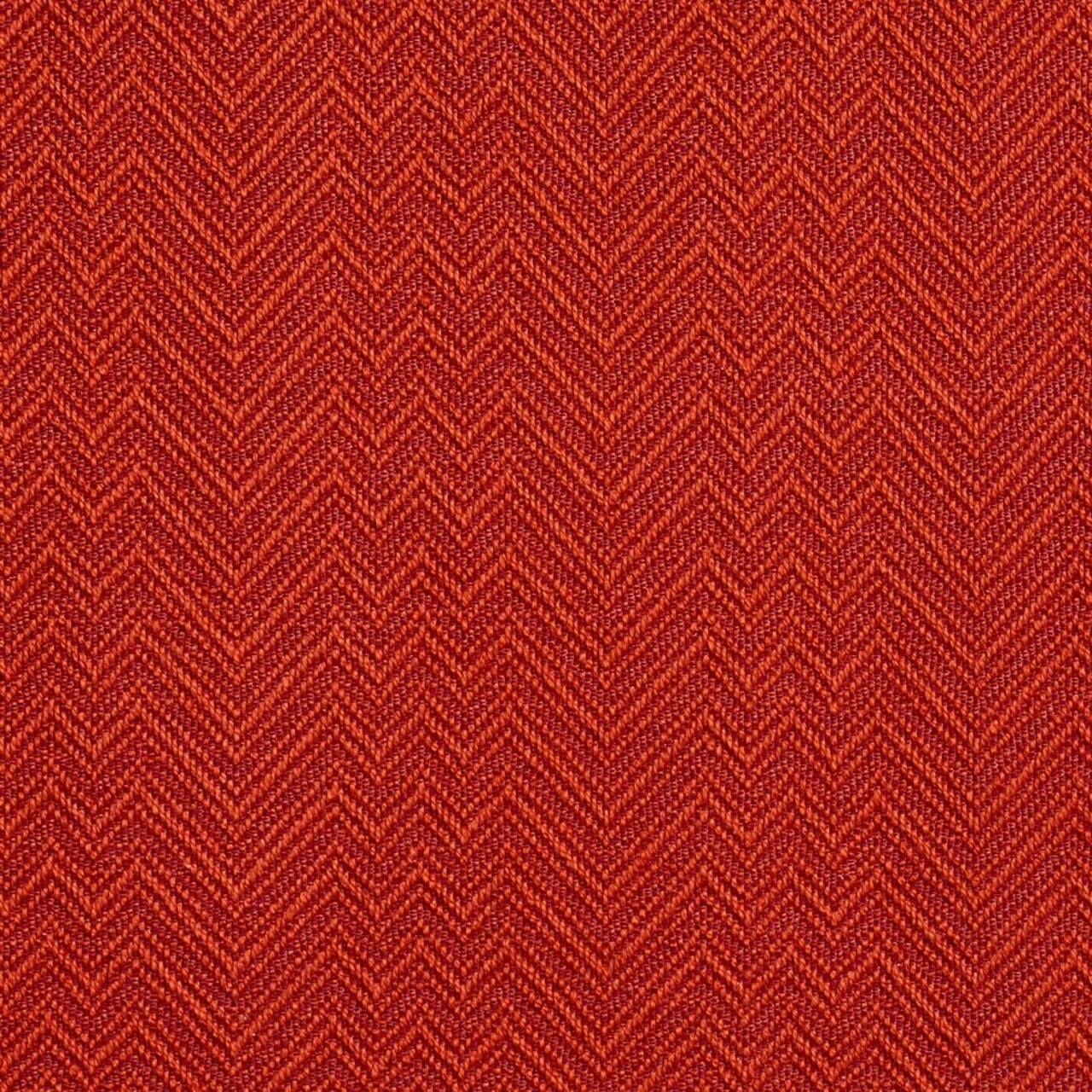 Orange Stain Resistant Performance Pet Friendly Abstract Chevron Woven Pattern Upholstery Fabric by The Yard - SKU: Mystic Paprika